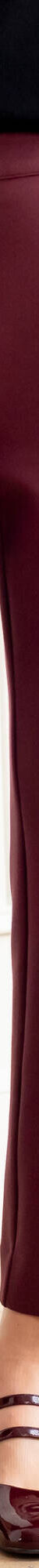Pantalon cigarette uni, maille milano (bordeaux) Pantalon cigarette uni, maille milano (bordeaux)